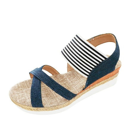 aDJFDGT Womens Sandals Comfortable Wide Women s Fashion Wedge Shoes Elastic Strap Fashion Wedge Sandals
aDJFDGT Womens Sandals Comfortable Wide Women s Fashion Wedge Shoes Elastic Strap Fashion Wedge Sandals