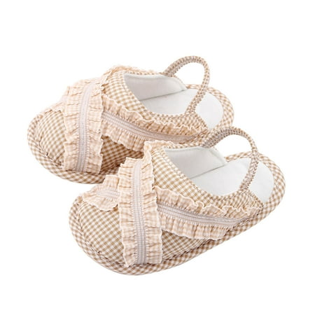 XINSHIDE Girls Ruffles Plaid Printing Shoes First Walkers Shoes Summer Toddler Flat Sandals Casual Kids Shoes
XINSHIDE Girls Ruffles Plaid Printing Shoes First Walkers Shoes Summer Toddler Flat Sandals Casual Kids Shoes