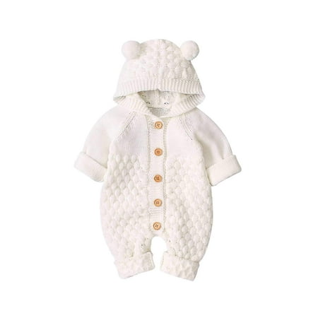 Newborn Baby Girl Hooded Sweater Infant Button Coat Todder Winter Sweater Baby Bodysuit Jumpsuit Romper
Newborn Baby Girl Hooded Sweater Infant Button Coat Todder Winter Sweater Baby Bodysuit Jumpsuit Romper