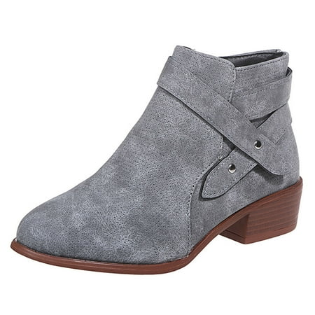 EQWLJWE 2022 Booties for Retro Women Leather Square Heel Zipper Solid Color Short Booties Round Toe Shoes Deals Discount Clearance
EQWLJWE 2022 Booties for Retro Women Leather Square Heel Zipper Solid Color Short Booties Round Toe Shoes Deals Discount Clearance