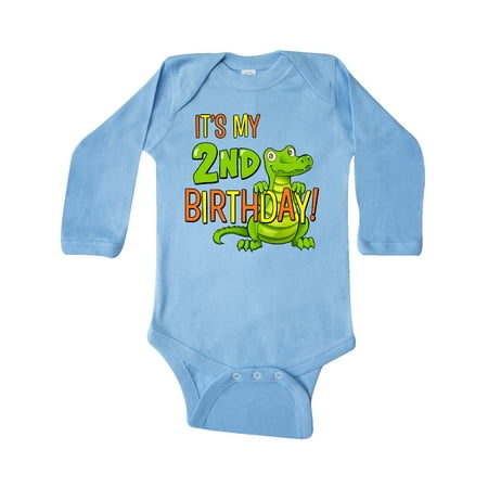Inktastic It s My 2nd Birthday with Cute Green Alligator Gift Baby Boy or Baby Girl Long Sleeve Bodysuit
Inktastic It s My 2nd Birthday with Cute Green Alligator Gift Baby Boy or Baby Girl Long Sleeve Bodysuit