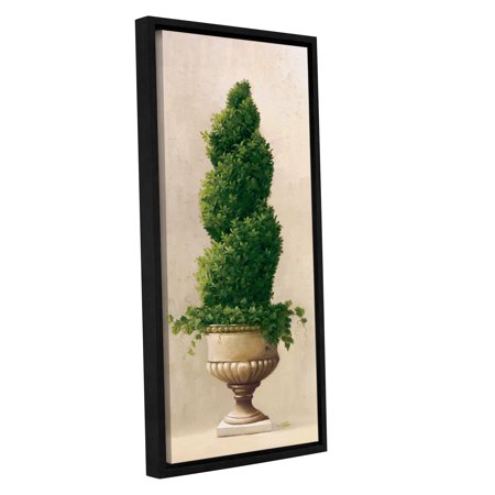 ArtWall Roman Topiary I Floater Framed Wrapped Canvas