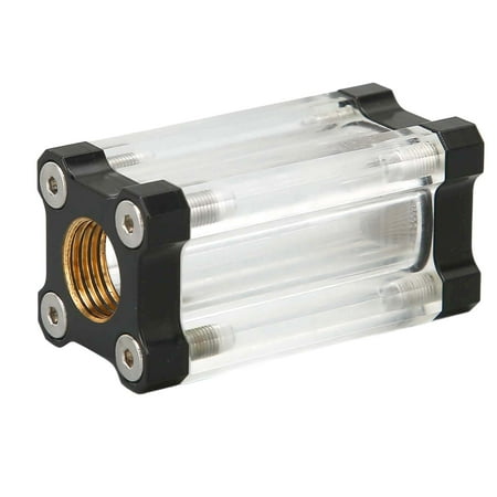 PC Water Cooling Filter Precise Filtration Water Cooling System Filter Brass Acrylic Material Universal For PC For Computer Black
PC Water Cooling Filter Precise Filtration Water Cooling System Filter Brass Acrylic Material Universal For PC For Computer Black
