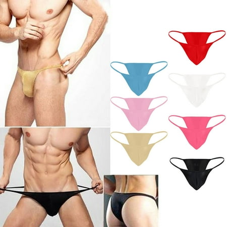 QWANG Sexy Mens Stretch Bulge Pouch Bikini Briefs 7 Pieces Underwear Underpants