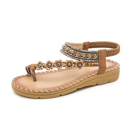 DAFENGEA Fashion Ladies Comfortable Flower Clip Women s Bohemia Beach Flat Sandals Outdoor Indoor Casual Open Toe Elastic T-strap Ankle Gladiator Sandals Shoes Female Casual Summer Footwear
DAFENGEA Fashion Ladies Comfortable Flower Clip Women s Bohemia Beach Flat Sandals Outdoor Indoor Casual Open Toe Elastic T-strap Ankle Gladiator Sandals Shoes Female Casual Summer Footwear