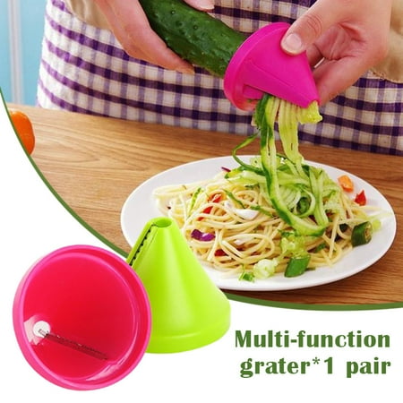 Liveday Rotating Vegetable Slicer Spiral Funnel Slicer Spiral funnel Peeler Convenient to Shred and Slice For Kitchen
Liveday Rotating Vegetable Slicer Spiral Funnel Slicer Spiral funnel Peeler Convenient to Shred and Slice For Kitchen