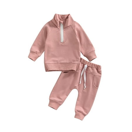 Lieserram 2Pcs Toddler Baby Girl Boy Long Pants Set Long Sleeve Stand Collar Sweatshirt Pullover Tops + Trousers 6M 12M 18M 24M 3T Kids
Lieserram 2Pcs Toddler Baby Girl Boy Long Pants Set Long Sleeve Stand Collar Sweatshirt Pullover Tops + Trousers 6M 12M 18M 24M 3T Kids