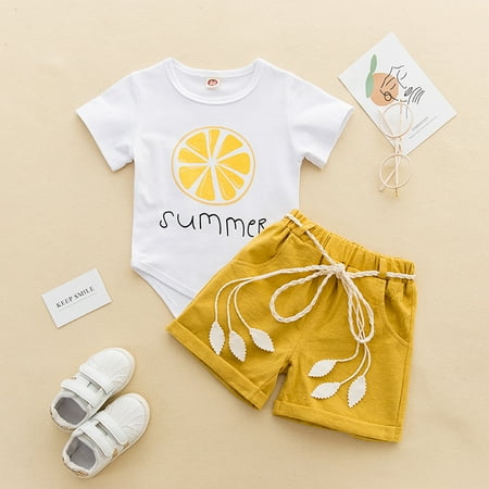 BadyminCSL Toddler Kids Baby Girl Strawberry Letter Print Tops + Shorts Outfits Set Clothes
BadyminCSL Toddler Kids Baby Girl Strawberry Letter Print Tops + Shorts Outfits Set Clothes
