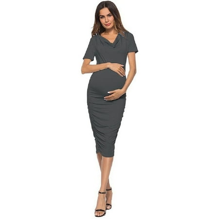 Akklian Maternity Dress Summer Pregnant Solid Color Short Sleeve Dress Ruffled Bodycon Dress Summer Savings Clearance
Akklian Maternity Dress Summer Pregnant Solid Color Short Sleeve Dress Ruffled Bodycon Dress Summer Savings Clearance