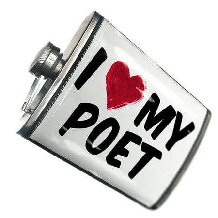 NEONBLOND Flask I heart love my Poet