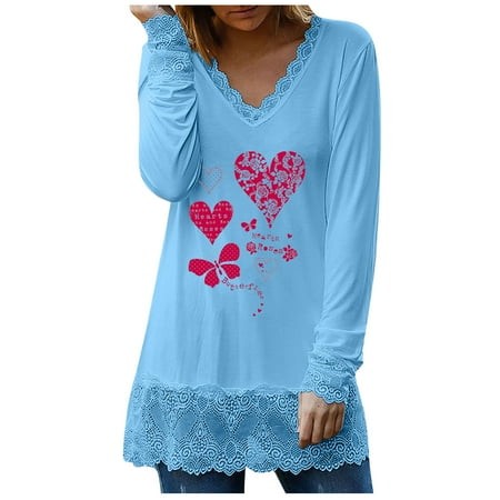 Zedker Shirts for Women Womens Oversized Tshirts Women s Fashion V-Neck Printed Comfortable Loose T-Shirt Long Sleeves Blouse Casual Tops
Zedker Shirts for Women Womens Oversized Tshirts Women s Fashion V-Neck Printed Comfortable Loose T-Shirt Long Sleeves Blouse Casual Tops