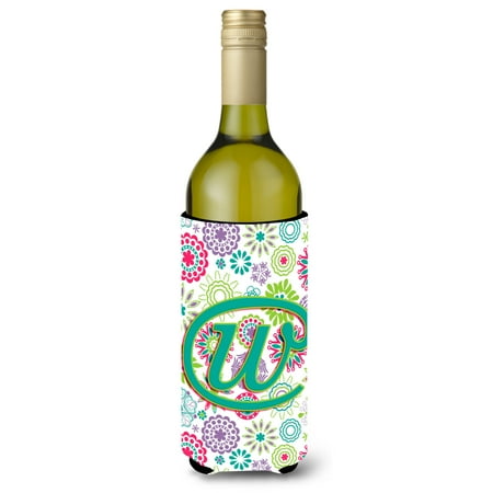 Carolines Treasures CJ2011-WLITERK Letter W Flowers Pink Teal Green Initial Wine Bottle Beverage Insulator Hugger Wine
Carolines Treasures CJ2011-WLITERK Letter W Flowers Pink Teal Green Initial Wine Bottle Beverage Insulator Hugger Wine