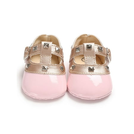 Colisha Toddler Crib Shoes First Walkers Flats Soft Sole Mary Jane Party Lightweight Princess Dress Shoe Prewalker Pink 6-12 months
Colisha Toddler Crib Shoes First Walkers Flats Soft Sole Mary Jane Party Lightweight Princess Dress Shoe Prewalker Pink 6-12 months