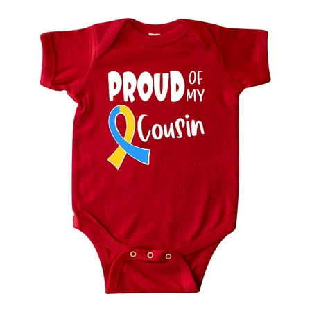 Inktastic Proud of my Cousin Down Syndrome Awareness Gift Baby Boy or Baby Girl Bodysuit
Inktastic Proud of my Cousin Down Syndrome Awareness Gift Baby Boy or Baby Girl Bodysuit