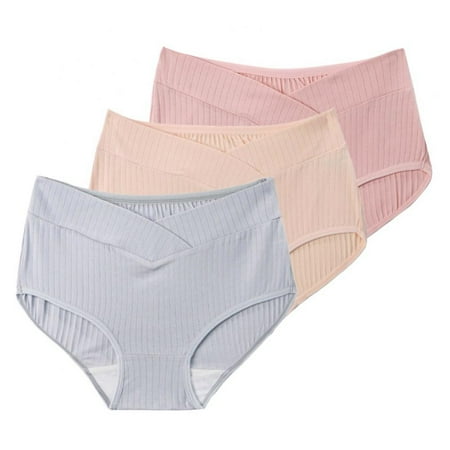 Women s Maternity Panties Cotton Plus Size Pregnancy Underwear Multipack
