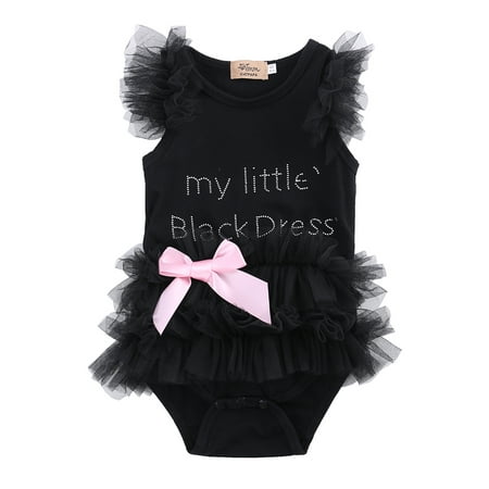 LWXQWDS Infant Baby Girls Jumpsuit My Little Black Dress Lace Bodysuit Romper Outfits
LWXQWDS Infant Baby Girls Jumpsuit My Little Black Dress Lace Bodysuit Romper Outfits