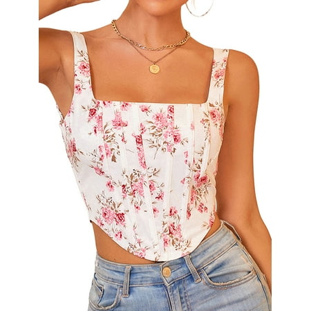 Ma&Baby Women Camisole Corset Casual Summer Floral Print Sleeveless Crop Tops Streetwear
Ma&Baby Women Camisole Corset Casual Summer Floral Print Sleeveless Crop Tops Streetwear