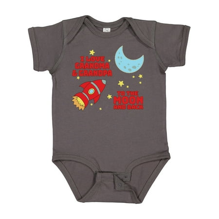 Inktastic I Love Grandma and Grandpa to the Moon and Back Gift Baby Boy or Baby Girl Bodysuit
Inktastic I Love Grandma and Grandpa to the Moon and Back Gift Baby Boy or Baby Girl Bodysuit