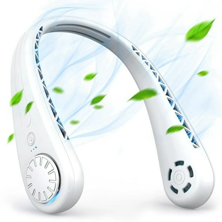 Bladeless Neck Fan Portable Fan Rechargeable Personal Fan Hands Free Around the Neck Fan Wearable Cooling Fan White
Bladeless Neck Fan Portable Fan Rechargeable Personal Fan Hands Free Around the Neck Fan Wearable Cooling Fan White