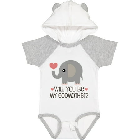 Inktastic Will You Be My Godmother Gift Baby Boy or Baby Girl Bodysuit