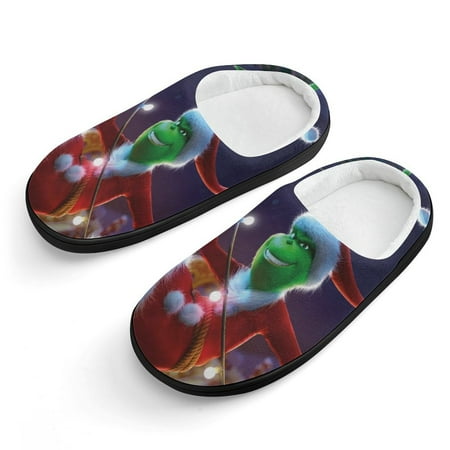 Grinch Slippers for Kids Cute Soft Plush Anti-slip Fluffy Fuzzy House Slippers Warm Soft Plush Non-Slip Indoor Outdoor Slip-on Shoes for Boys Girls
Grinch Slippers for Kids Cute Soft Plush Anti-slip Fluffy Fuzzy House Slippers Warm Soft Plush Non-Slip Indoor Outdoor Slip-on Shoes for Boys Girls
