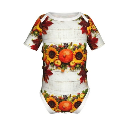 Adobk Thanksgiving With Autumn Print Baby Climbing Clothes Jumpsuit Rompers Classic Rompers Child Short sleeve Bodysuits-18 Months
Adobk Thanksgiving With Autumn Print Baby Climbing Clothes Jumpsuit Rompers Classic Rompers Child Short sleeve Bodysuits-18 Months