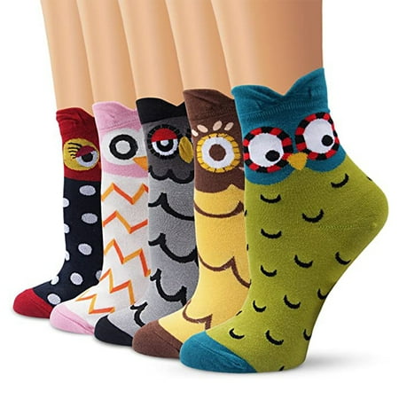 Cute Socks Womens Owl Stockings Stereo Ears Socks Creative for Girl Cartoon Cotton Funny Socks 5 Pairs
Cute Socks Womens Owl Stockings Stereo Ears Socks Creative for Girl Cartoon Cotton Funny Socks 5 Pairs