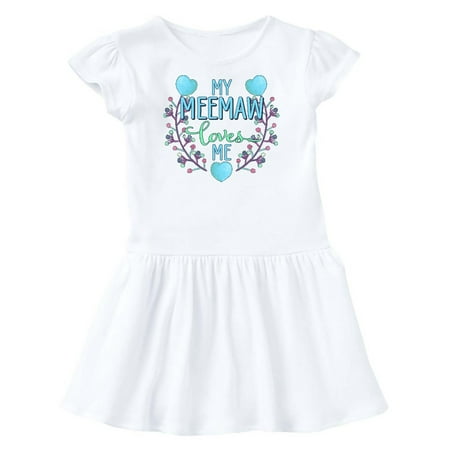 Inktastic My Meemaw Loves Me with Flowers and Hearts Gift Toddler Girl Dress
Inktastic My Meemaw Loves Me with Flowers and Hearts Gift Toddler Girl Dress