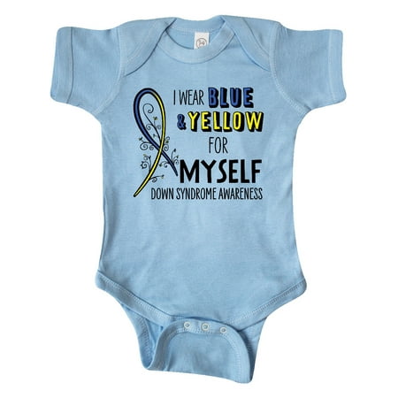 Inktastic I Wear Blue and Yellow for Myself- Down Syndrome awareness Gift Baby Boy or Baby Girl Bodysuit
Inktastic I Wear Blue and Yellow for Myself- Down Syndrome awareness Gift Baby Boy or Baby Girl Bodysuit