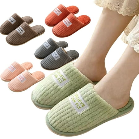 KYAIGUO Women Comfy House Slipper Memory Foam Slip on Anti-Skid Thick Sole Men Thick Sole Slippers Cozy Plush Couples Slippers
KYAIGUO Women Comfy House Slipper Memory Foam Slip on Anti-Skid Thick Sole Men Thick Sole Slippers Cozy Plush Couples Slippers