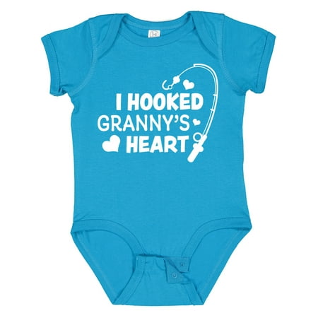 Inktastic I Hooked Granny s Heart with Fishing Rod Gift Baby Boy or Baby Girl Bodysuit
Inktastic I Hooked Granny s Heart with Fishing Rod Gift Baby Boy or Baby Girl Bodysuit