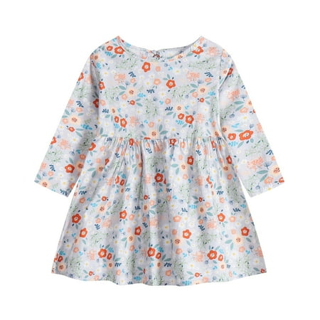 KONBECA Toddler Girl Outfits Princess Dresses Baby Girls Long Sleeve One-Piece Floral Print Skirt Casual Dress Cotton Dresses Gray (9-12 Months)
KONBECA Toddler Girl Outfits Princess Dresses Baby Girls Long Sleeve One-Piece Floral Print Skirt Casual Dress Cotton Dresses Gray (9-12 Months)