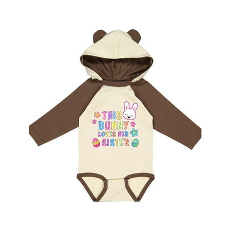 Inktastic This Bunny Loves Her Sister with Bunny Face and Flowers Gift Baby Girl Long Sleeve Bodysuit
Inktastic This Bunny Loves Her Sister with Bunny Face and Flowers Gift Baby Girl Long Sleeve Bodysuit
