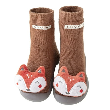 Toddler Shoes Cartoon Baby Non Slip Walking Shoes Toddler Indoor Warm Soft Sole Floor Shoes Baby Shoes Coffee 4.5
Toddler Shoes Cartoon Baby Non Slip Walking Shoes Toddler Indoor Warm Soft Sole Floor Shoes Baby Shoes Coffee 4.5