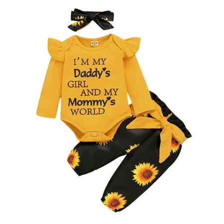 GRNSHTS 3Pcs Baby Girls Clothes Ruffle Long Sleeve Ribbed Romper Bodysuit & Floral Pants Headband Outfit Sets
GRNSHTS 3Pcs Baby Girls Clothes Ruffle Long Sleeve Ribbed Romper Bodysuit & Floral Pants Headband Outfit Sets