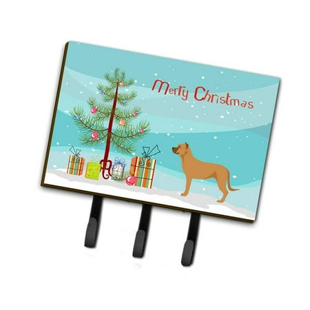 Alano Espanol Spanish Bulldog Christmas Leash Or Key Holder
