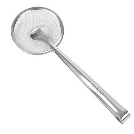 2 in 1 Stainless Steel Mesh Strainer Multipurpose Oil Frying Filter Spoon Colander Skimmer with Food Clip for Home Kitchen Cooking
2 in 1 Stainless Steel Mesh Strainer Multipurpose Oil Frying Filter Spoon Colander Skimmer with Food Clip for Home Kitchen Cooking