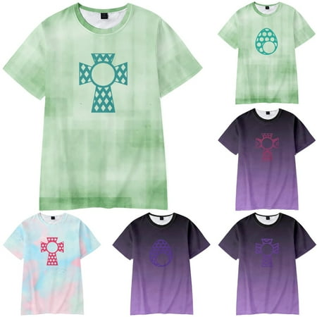 LANLIN Easter Crewneck T-Shirts Mesh Cloth Tops Shirt Sizes Kids-Adult Unisex