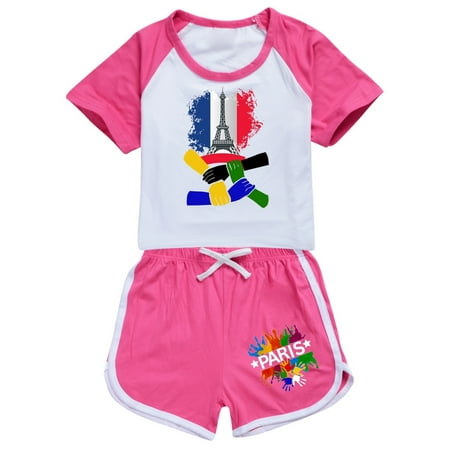 QBGSAY Little Child Outfits Sets Summer Children Kid Girls Boys Soft Short Sleeve T Shirt Top Blouse And Shorts Casual Two Piece Outfit Set Girls Outfits
QBGSAY Little Child Outfits Sets Summer Children Kid Girls Boys Soft Short Sleeve T Shirt Top Blouse And Shorts Casual Two Piece Outfit Set Girls Outfits