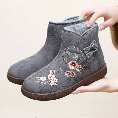 WQJNWEQ Women s Flats Shoes Leisure Embroidered Ethnic Style and Fleece Thickened Warm Soft Sole Non-slip Casual Mother Cotton Shoes Comfort
WQJNWEQ Women s Flats Shoes Leisure Embroidered Ethnic Style and Fleece Thickened Warm Soft Sole Non-slip Casual Mother Cotton Shoes Comfort