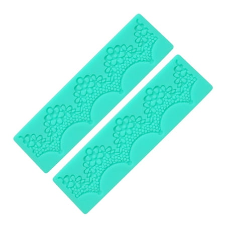 PATKAW 2pcs Silicone Cake Mold Lace Flower Shape Cake Cutter Cake Press Mold for Cake (Green)
PATKAW 2pcs Silicone Cake Mold Lace Flower Shape Cake Cutter Cake Press Mold for Cake (Green)