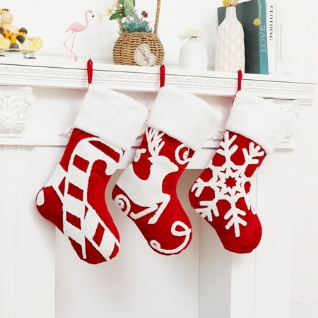 Ayyufe Christmas Stocking Large Size Plush Bright Color Super Soft Comfortable Scene Layout Adorable Hanging Xmas Embroidery Walking Stick Snowflake Elk Gift Bag Pendant for Festival
Ayyufe Christmas Stocking Large Size Plush Bright Color Super Soft Comfortable Scene Layout Adorable Hanging Xmas Embroidery Walking Stick Snowflake Elk Gift Bag Pendant for Festival