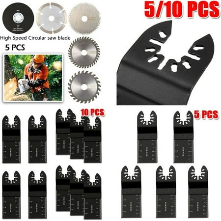 5/10Pcs Circular Saw Blade Rotary Tool High Speed Steel Saw Blade Set Bi-metal Straight Mix Oscillating Multitool Saw Blade
5/10Pcs Circular Saw Blade Rotary Tool High Speed Steel Saw Blade Set Bi-metal Straight Mix Oscillating Multitool Saw Blade
