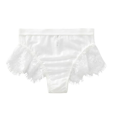 Lingerie For Women Lace Panties With Cute Bow Midnight Briefs Underwear Women
