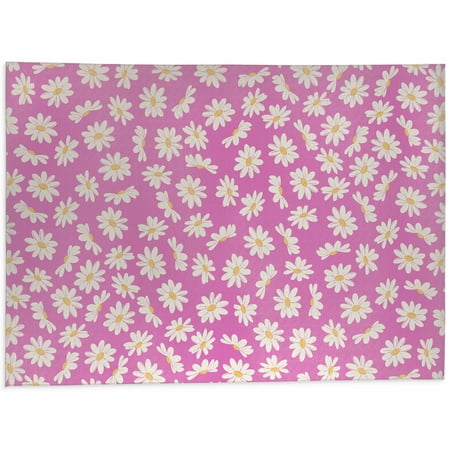 CUDI DAISY FUCHSIA Kitchen Mat By Kavka Designs