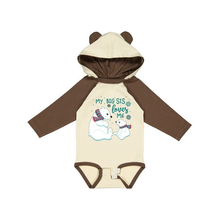 Inktastic My Big Sis Loves Me- Cute Polar Bears Gift Baby Boy or Baby Girl Long Sleeve Bodysuit
Inktastic My Big Sis Loves Me- Cute Polar Bears Gift Baby Boy or Baby Girl Long Sleeve Bodysuit