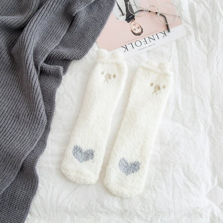 EQWLJWE Woman s Girls Cute Coloer Heart Cat Paw Print Thicken Coral Fleece Keep Warm Socks Sox Socks Holiday Clearance
EQWLJWE Woman s Girls Cute Coloer Heart Cat Paw Print Thicken Coral Fleece Keep Warm Socks Sox Socks Holiday Clearance