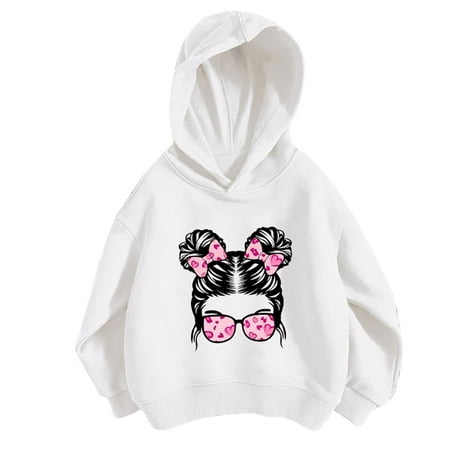 Otqutp Soft Tops Autumn for Baby Girls Hoodie Cozy Hoodie Kids Clothes Pullover Sweatshirt with Hood Fashion Casual Tops Baggy Thin Top(White 6-7 Years)
Otqutp Soft Tops Autumn for Baby Girls Hoodie Cozy Hoodie Kids Clothes Pullover Sweatshirt with Hood Fashion Casual Tops Baggy Thin Top(White 6-7 Years)