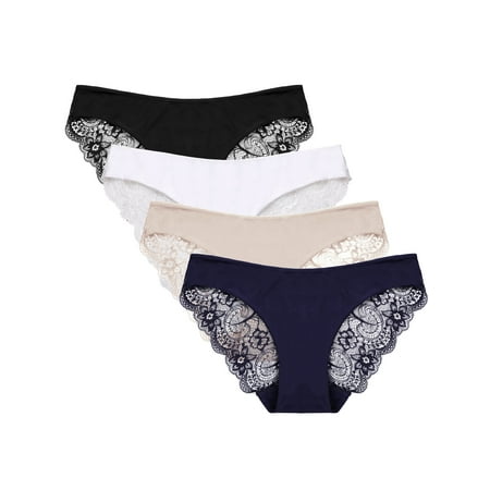 Asoul Women s Seamless Hipster Panties Lace Back Cheeky Underwear 4 Pack
Asoul Women s Seamless Hipster Panties Lace Back Cheeky Underwear 4 Pack