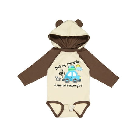 Inktastic Book My Reservation! I m Going to Grandma and Grandpa s Gift Baby Boy or Baby Girl Long Sleeve Bodysuit
Inktastic Book My Reservation! I m Going to Grandma and Grandpa s Gift Baby Boy or Baby Girl Long Sleeve Bodysuit